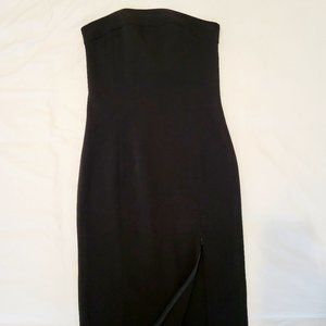 Naf Naf black bodycon dress strapless size 38(Fr)